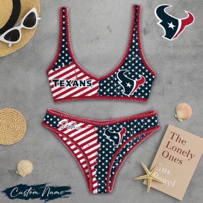 Houston Texans | Premium NFL Halftime Heat Bikini Sets - L