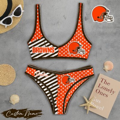 Cleveland Browns | Premium NFL Halftime Heat Bikini Sets - XS