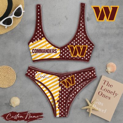 Washington Commanders | Premium NFL Halftime Heat Bikini Sets - XL