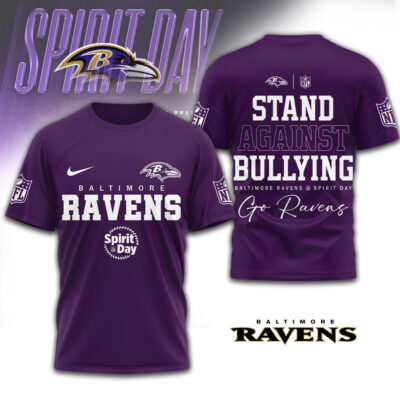 Baltimore Ravens | Premium NFL x Spirit Day 3D Shirt - S