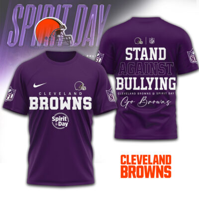 Cleveland Browns | Premium NFL x Spirit Day 3D Shirt - S