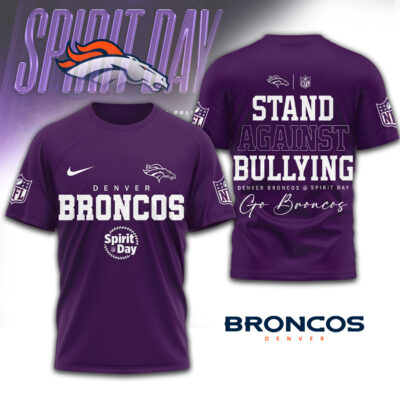Denver Broncos | Premium NFL x Spirit Day 3D Shirt - 4XL