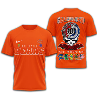 Chicago Bears | Premium NFL Sixty Years So Far 3D Shirt