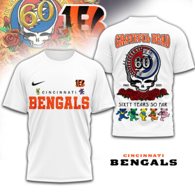 Cincinnati Bengals | Premium NFL Sixty Years So Far 3D Shirt