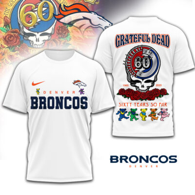 Denver Broncos | Premium NFL Sixty Years So Far 3D Shirt
