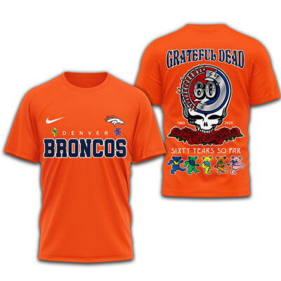 Denver Broncos | Premium NFL Sixty Years So Far 3D Shirt