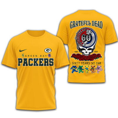 Green Bay Packers | Premium NFL Sixty Years So Far 3D Shirt