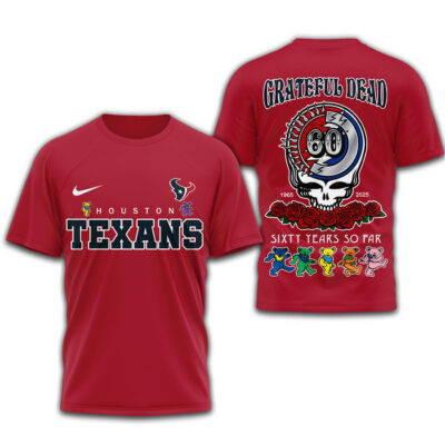 Houston Texans | Premium NFL Sixty Years So Far 3D Shirt