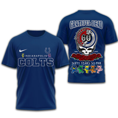 Indianapolis Colts | Premium NFL Sixty Years So Far 3D Shirt