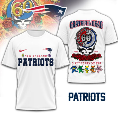 New England Patriots | Premium NFL Sixty Years So Far 3D Shirt