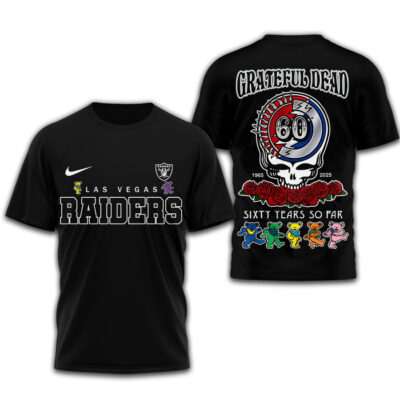 Las Vegas Raiders | Premium NFL Sixty Years So Far 3D Shirt