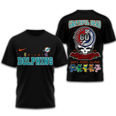 Miami Dolphins | Premium NFL Sixty Years So Far 3D Shirt