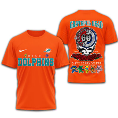 Miami Dolphins | Premium NFL Sixty Years So Far 3D Shirt