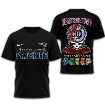 New England Patriots | Premium NFL Sixty Years So Far 3D Shirt