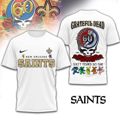 New Orleans Saints | Premium NFL Sixty Years So Far 3D Shirt