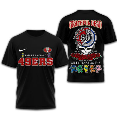 San Francisco 49ers | Premium NFL Sixty Years So Far 3D Shirt