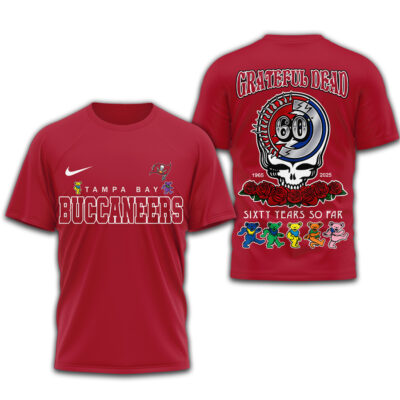 Tampa Bay Buccaneers | Premium NFL Sixty Years So Far 3D Shirt