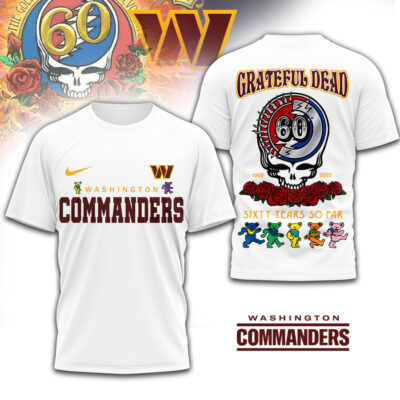 Washington Commanders | Premium NFL Sixty Years So Far 3D Shirt