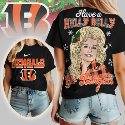 Cincinnati Bengals | Premium NFL Have A Holly Dolly Women Shirt