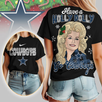 Dallas Cowboys | Premium NFL Have A Holly Dolly Women Shirt