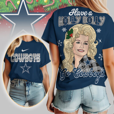 Dallas Cowboys | Premium NFL Have A Holly Dolly Women Shirt