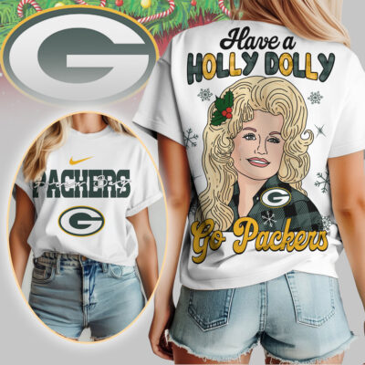 Green Bay Packers | Premium NFL Have A Holly Dolly Women Shirt