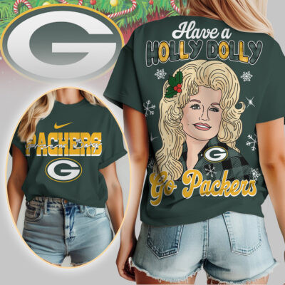 Green Bay Packers | Premium NFL Have A Holly Dolly Women Shirt