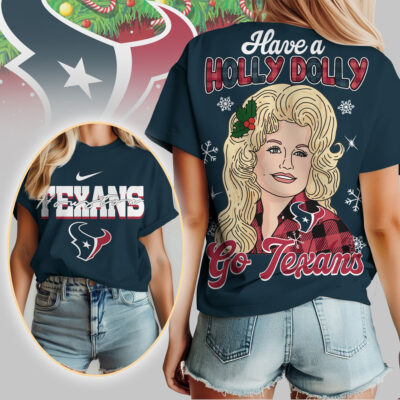 Houston Texans | Premium NFL Have A Holly Dolly Women Shirt