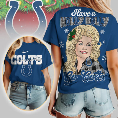 Indianapolis Colts | Premium NFL Have A Holly Dolly Women Shirt