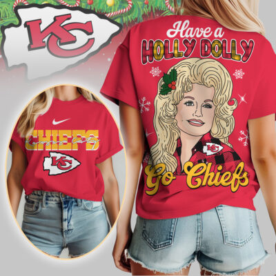 Kansas City Chiefs | Premium NFL Have A Holly Dolly Women Shirt