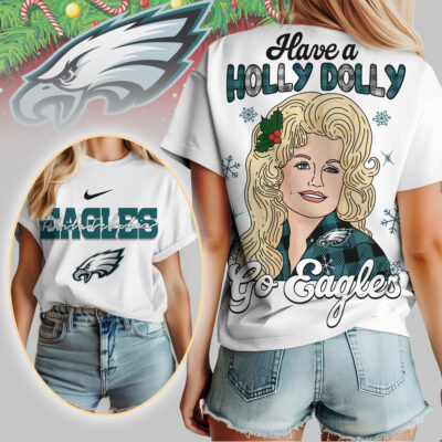 Philadelphia Eagles | Premium NFL Have A Holly Dolly Women Shirt