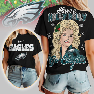 Philadelphia Eagles | Premium NFL Have A Holly Dolly Women Shirt