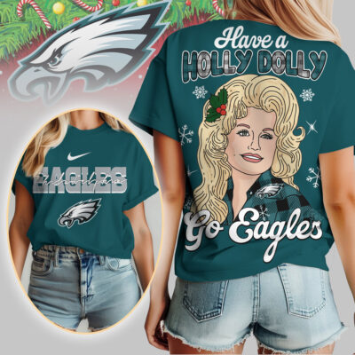 Philadelphia Eagles | Premium NFL Have A Holly Dolly Women Shirt