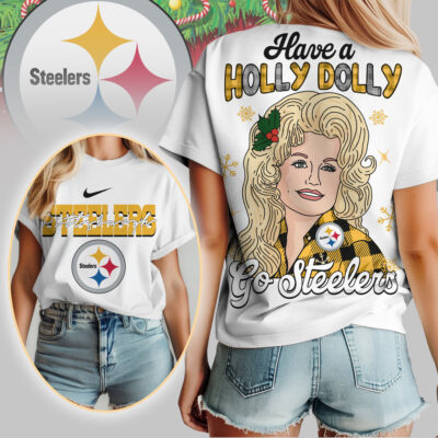 Pittsburgh Steelers | Premium NFL Have A Holly Dolly Women Shirt