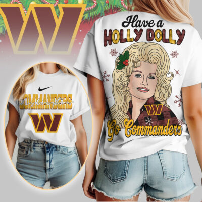 Washington Commanders | Premium NFL Have A Holly Dolly Women Shirt