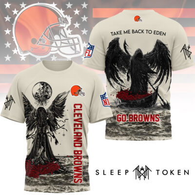 Cleveland Browns | Premium NFL Sleep Token Fan 3D Shirt - 5XL