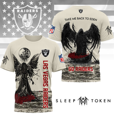 Las Vegas Raiders | Premium NFL Sleep Token Fan 3D Shirt - S