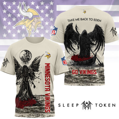 Minnesota Vikings | Premium NFL Sleep Token Fan 3D Shirt - 3XL