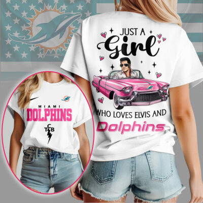 Miami Dolphins | Premium NFL Elvis Love Women Shirt