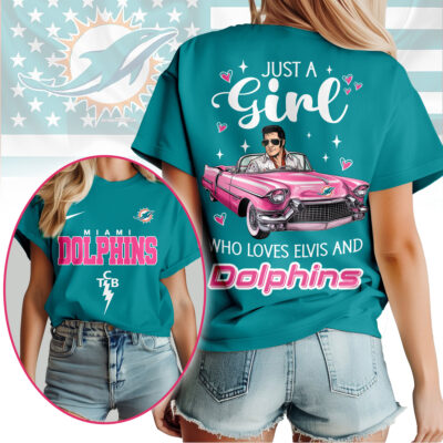 Miami Dolphins | Premium NFL Elvis Love Women Shirt