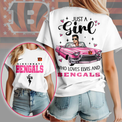 Cincinnati Bengals | Premium NFL Elvis Love Women Shirt