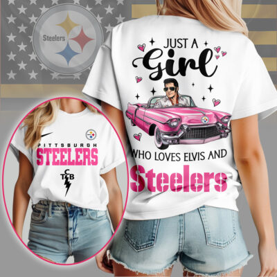 Pittsburgh Steelers | Premium NFL Elvis Love Women Shirt