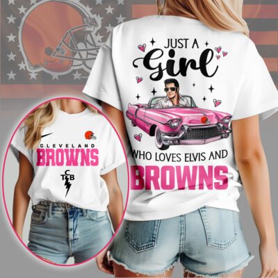 Cleveland Browns | Premium NFL Elvis Love Women Shirt