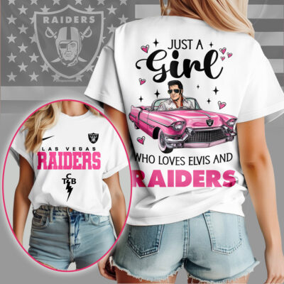 Las Vegas Raiders | Premium NFL Elvis Love Women Shirt