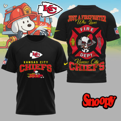 Kansas City Chiefs | Premium NFL Snoopy Firefighter 3D Shirt