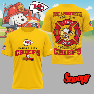Kansas City Chiefs | Premium NFL Snoopy Firefighter 3D Shirt