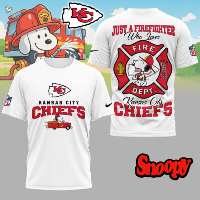 Kansas City Chiefs | Premium NFL Snoopy Firefighter 3D Shirt