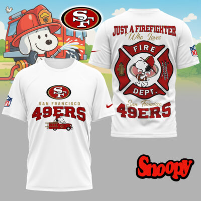 San Francisco 49ers | Premium NFL Snoopy Firefighter 3D Shirt