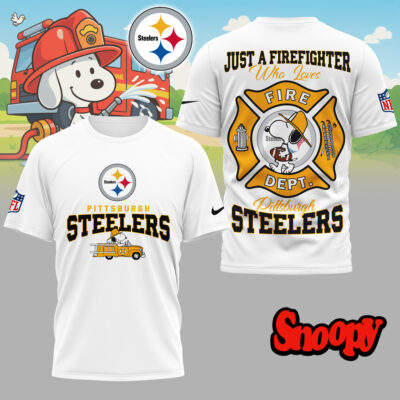 Pittsburgh Steelers | Premium NFL Snoopy Firefighter 3D Shirt