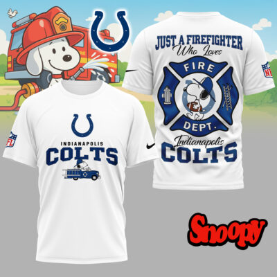 Indianapolis Colts | Premium NFL Snoopy Firefighter 3D Shirt